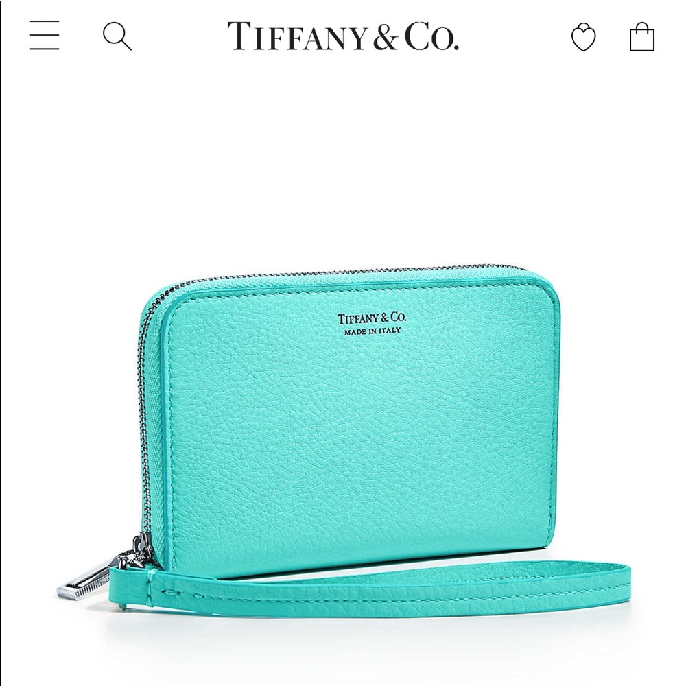 Brand New Tiffany & Co Zip Wallet/Clutch